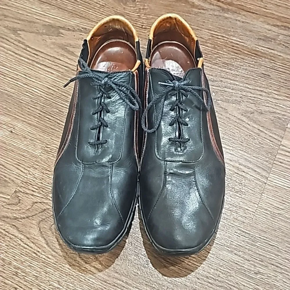 Allen Edmonds‎ Men's Traveler Oxford Sneaker Leather Lace-Up Shoes Size 12D